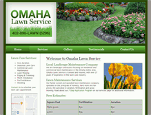 Tablet Screenshot of omahalawn.com